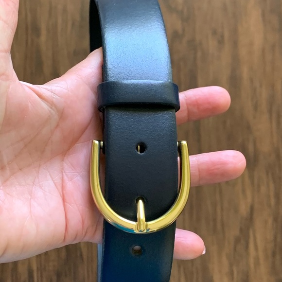 Ann Taylor wide leather trouser belt main image 4